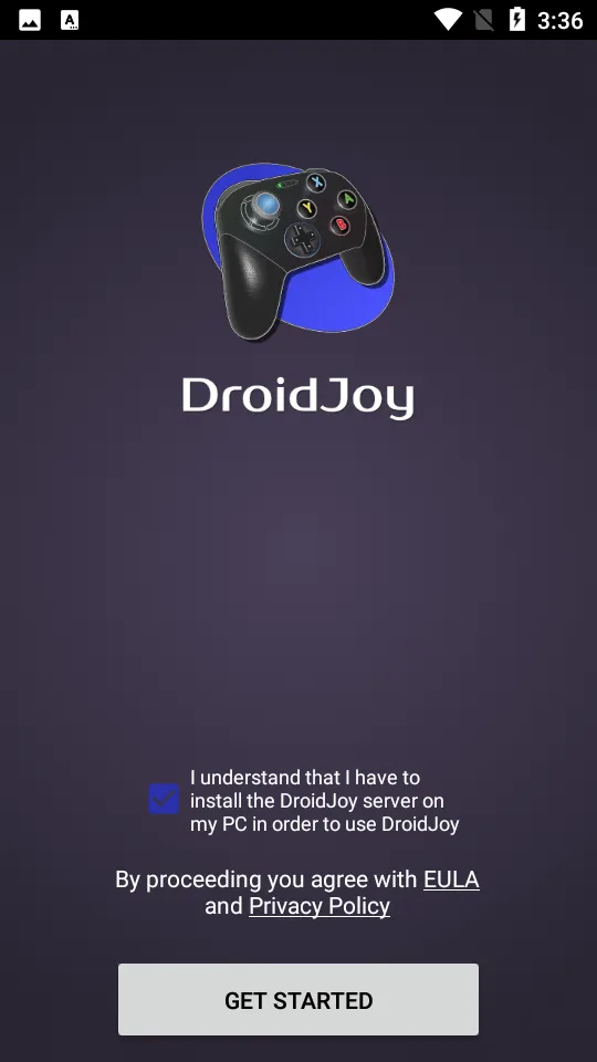 DroidJoy(手机变手柄)截图
