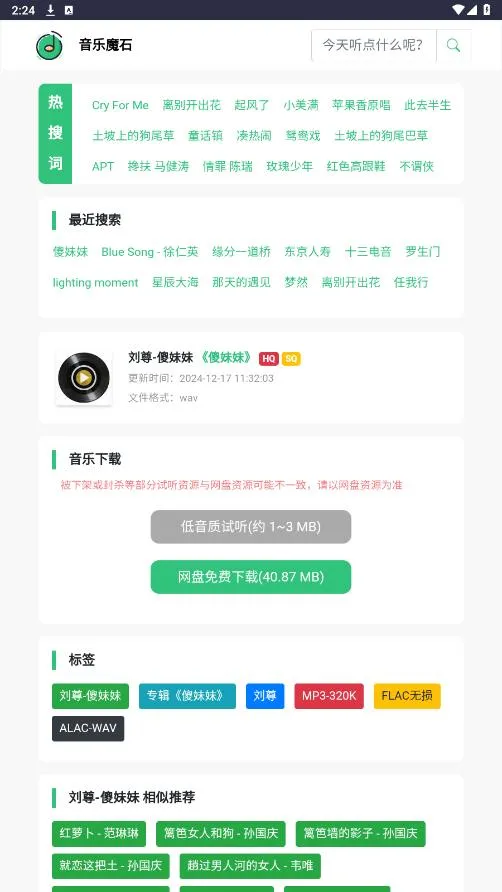 音乐魔石(音乐下载器)截图
