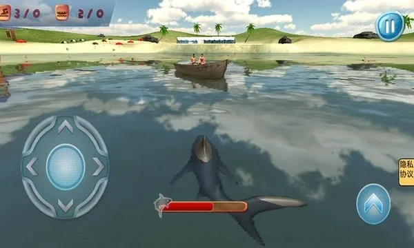 饥饿大白鲨(鲨鱼狩猎游戏)截图