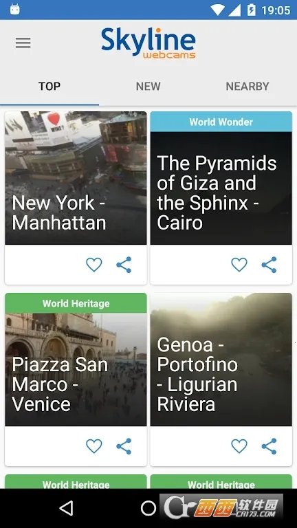 skylinewebcams(在线云旅游)截图