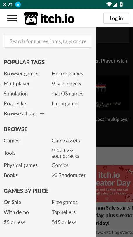 itch安卓版手机版截图