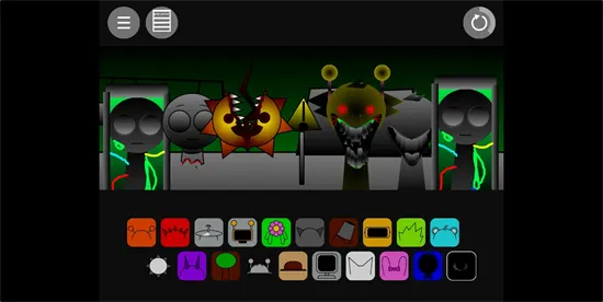 sprunki感染实验版(节奏闯关游戏)截图