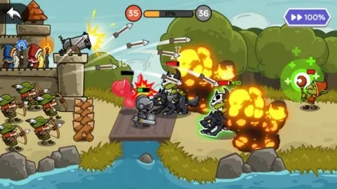 怪物攻城战(塔防策略游)截图