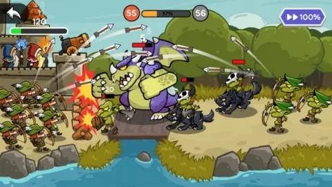 怪物攻城战(塔防策略游)截图