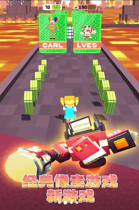 迷你酷跑侠多人对战(跑酷卡牌战)截图