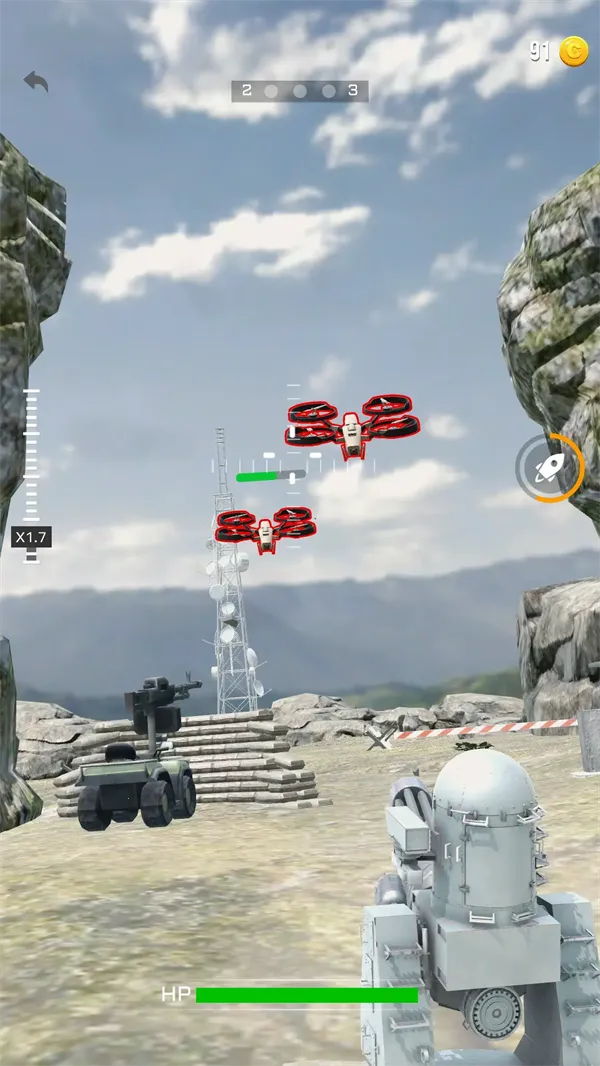 陆基密集阵炮台(射击保卫战)截图