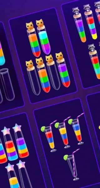 彩色倒水(液体解谜游)