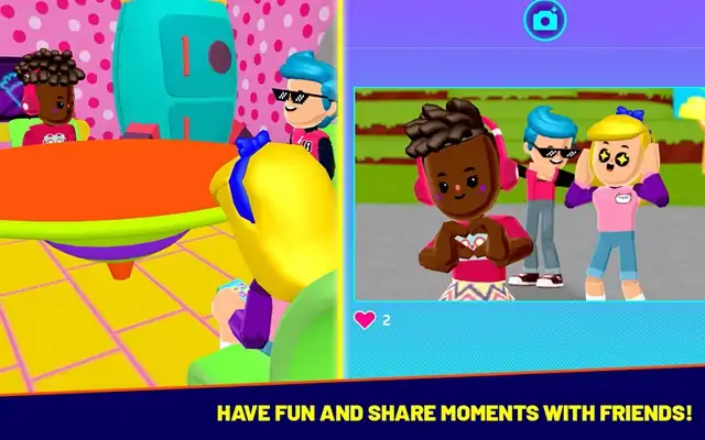 PK XD：探索宇宙(虚拟建房交友)截图