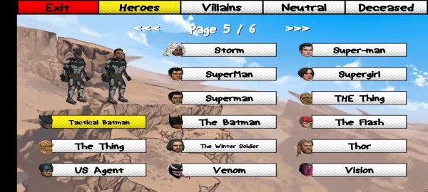 漫威VS无敌少侠(格斗对战游戏)截图