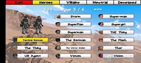 漫威VS无敌少侠(格斗对战游戏) 漫威VS无敌少侠(格斗对战游戏)