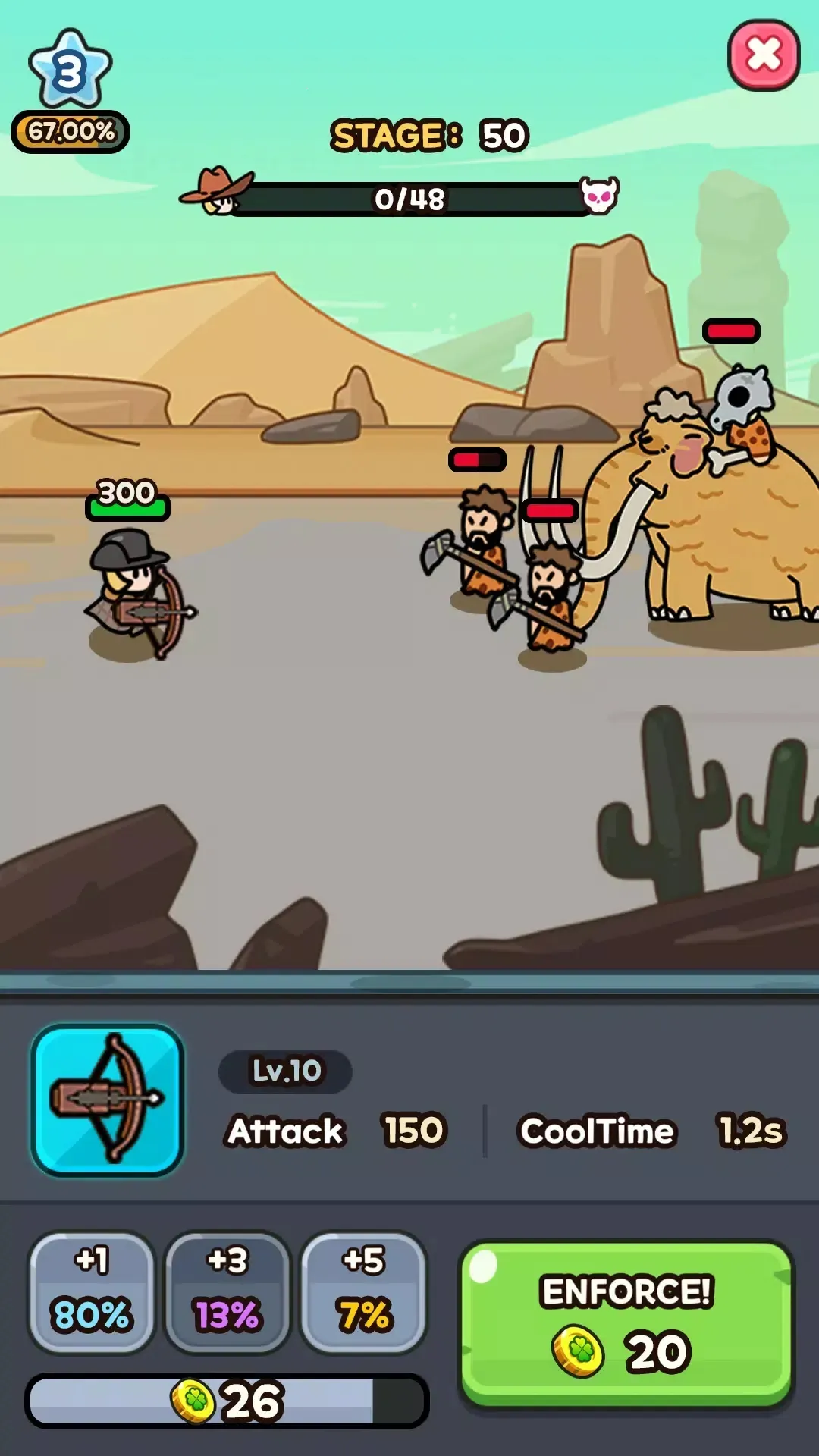 幸运英雄防御(肉鸽冒险游戏)截图