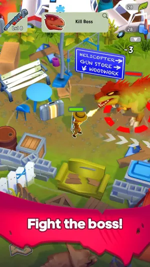 恐龙生存侏罗纪逃生(恐龙逃生游戏)截图