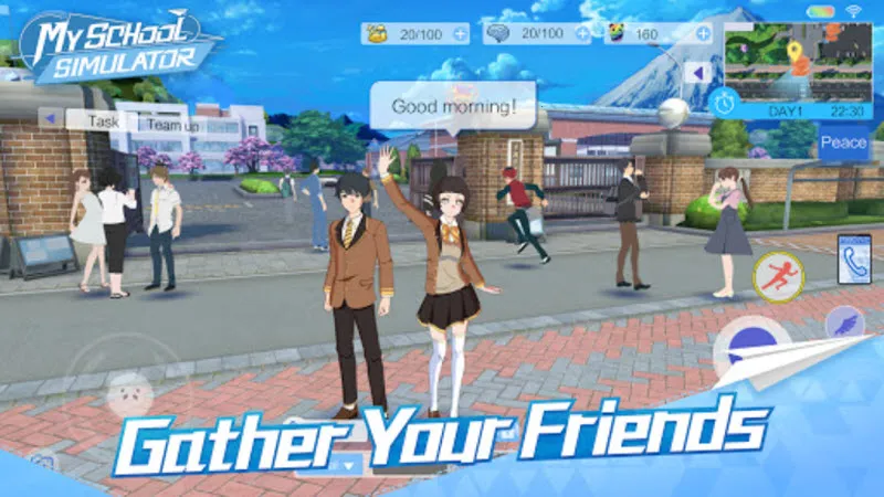 青春校园(校园模拟游戏)截图