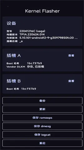 Kernel Flasher(内核管理工具)截图