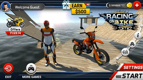极速摩托(摩托竞速游戏)截图