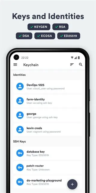 Termius(SSH连接工具)截图