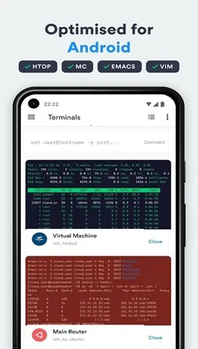 Termius(SSH连接工具)截图