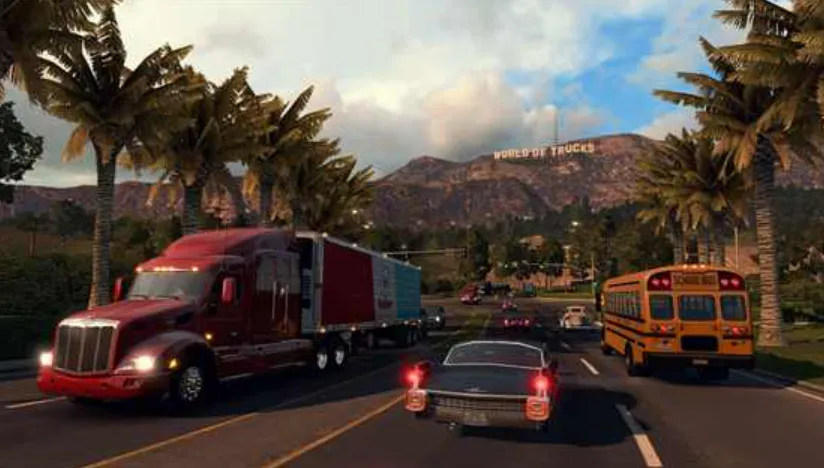 美国卡车模拟(卡车驾驶游戏)截图