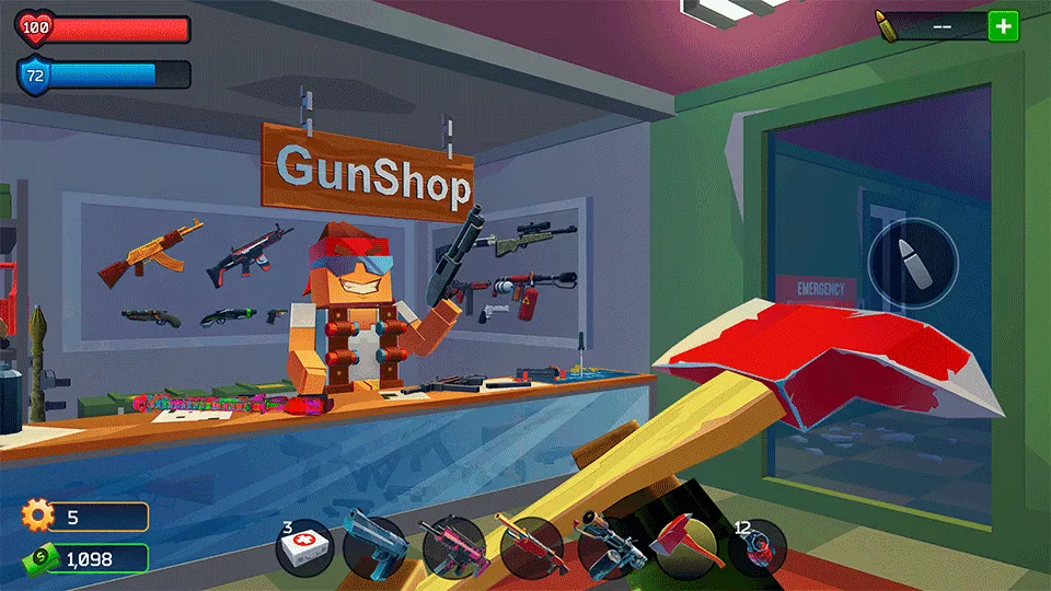 像素战斗僵尸突袭(僵尸射击游戏)截图