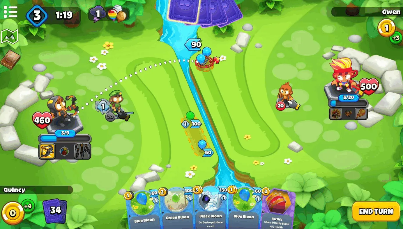 气球塔防卡牌风暴2025官方正版截图