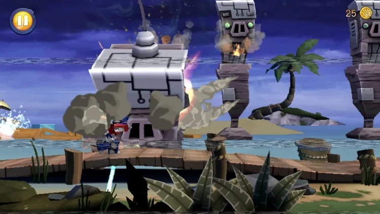 愤怒的小鸟：变形金刚(小鸟变形金刚游戏)截图