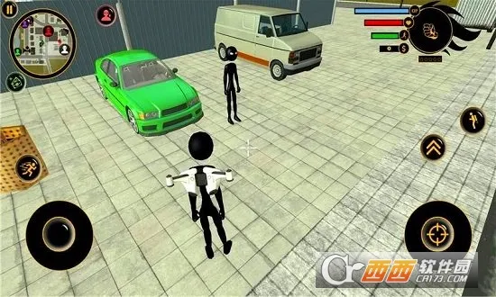 火柴人都市英雄(火柴人动作游戏)截图