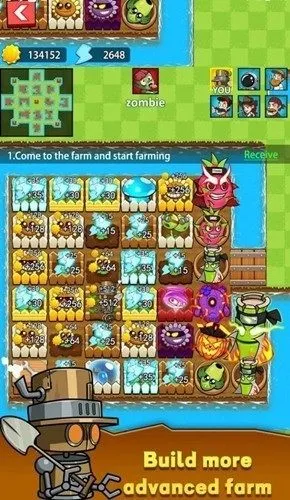 农夫大战僵尸(策略塔防手游)截图