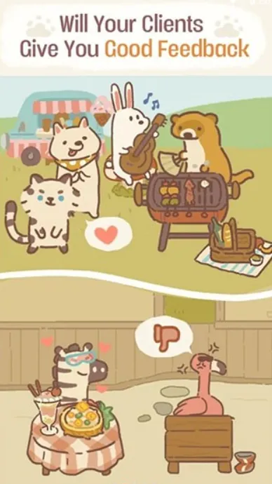 动物餐厅(猫咪餐厅经营游戏)截图