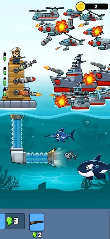 我们是海军(海上塔防游戏)截图
