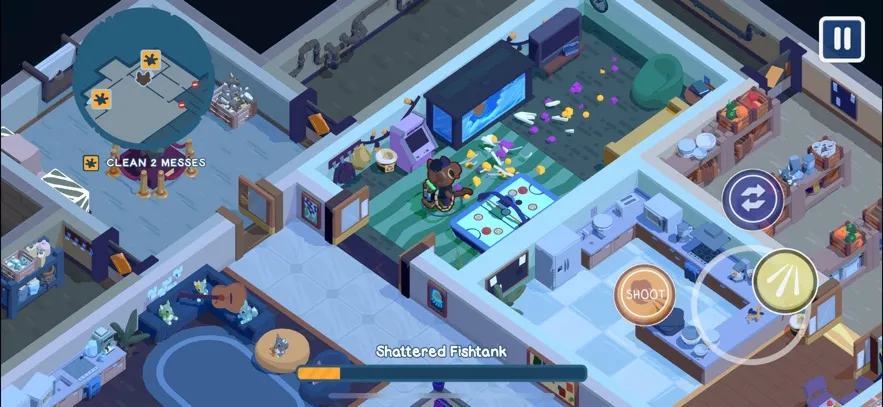 狼人清洁工(清洁闯关游戏)截图