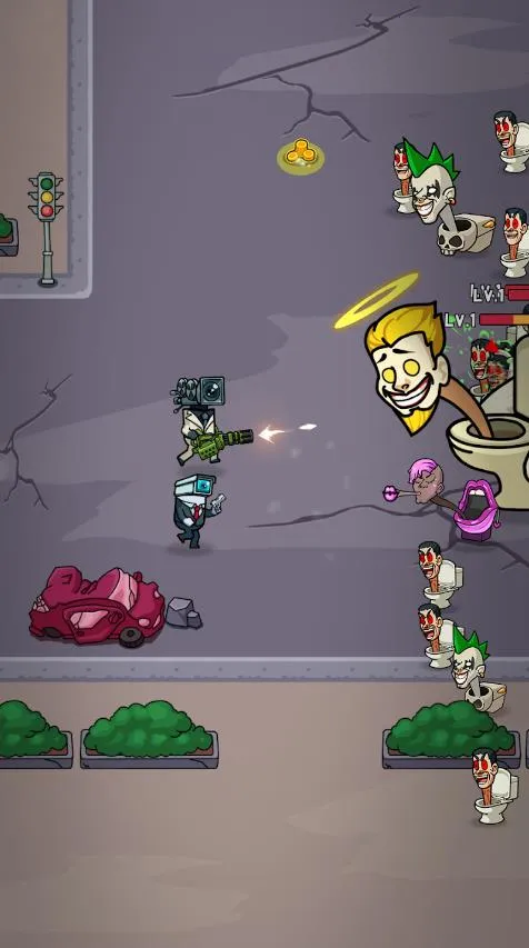 马桶人生存之战(马桶人战斗手游)截图