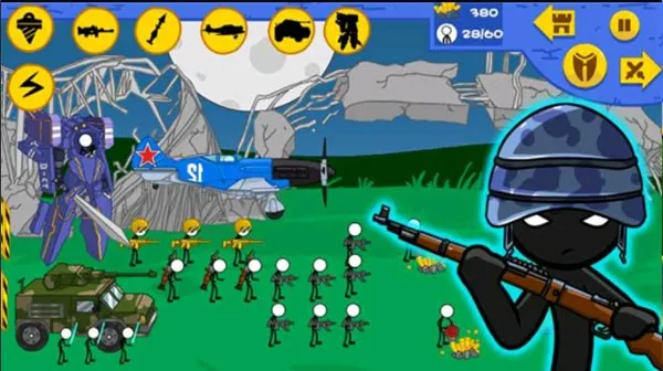 火柴人现代全面战争(火柴人战争游戏)截图