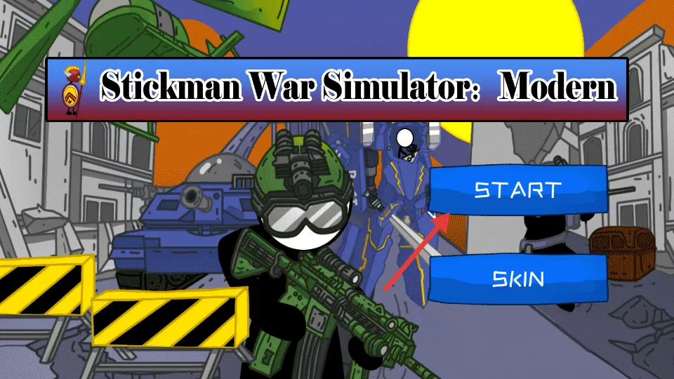 火柴人现代全面战争(火柴人战争游戏)