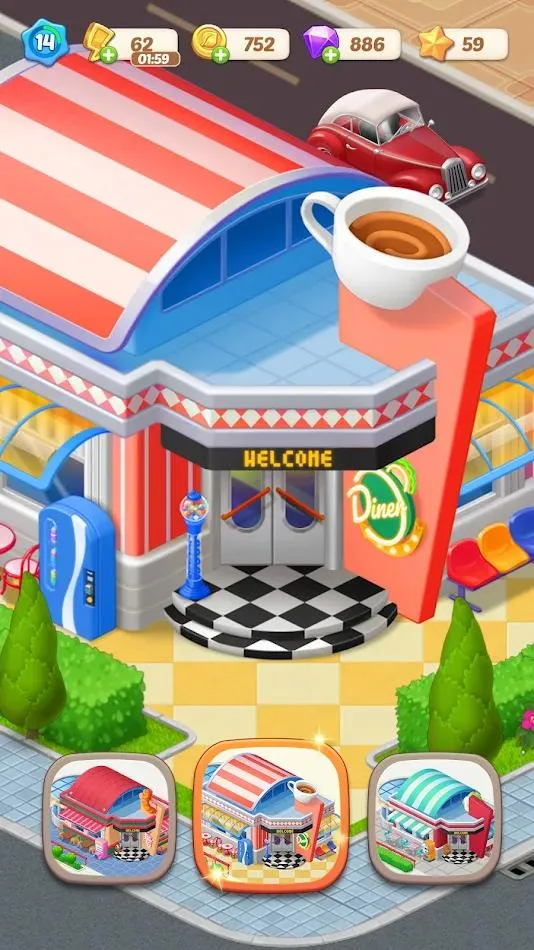 快乐合并咖啡厅最新手机版