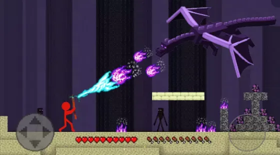 火柴人像素格斗截图