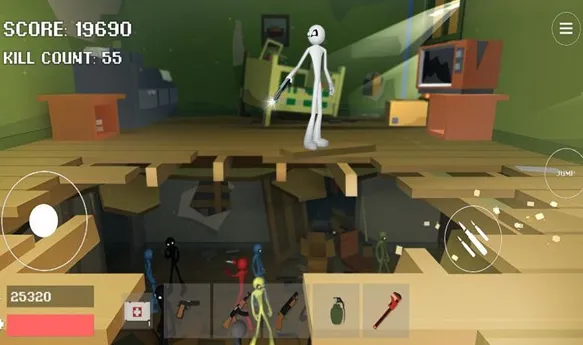 火柴人像素格斗