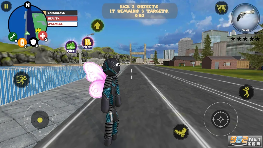 火柴人绳索英雄御寒菜单截图