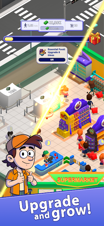 闲置超市帝国(超市经营游戏)截图