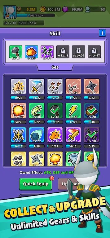 轮盘英雄(放置角色扮演游戏)截图