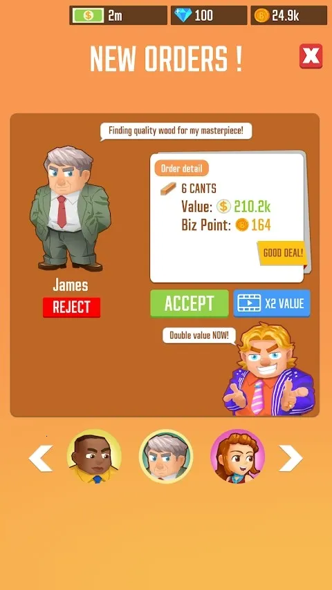 木材公司无限钻石破解版截图