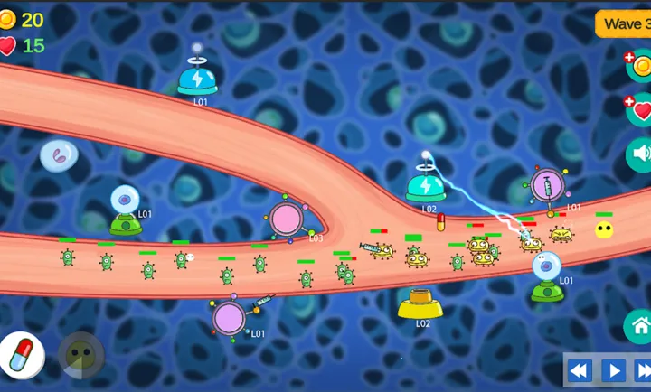 病毒猎手(病毒防御游戏)截图
