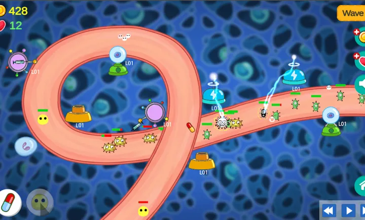 病毒猎手(病毒防御游戏)截图