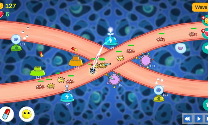 病毒猎手(病毒防御游戏)截图