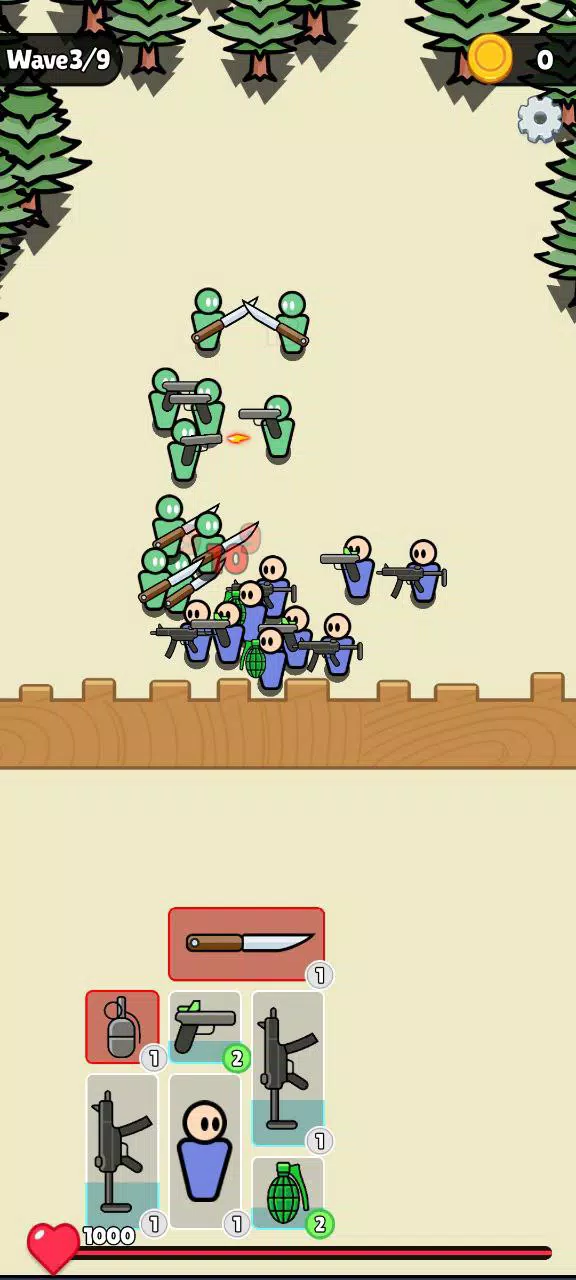 战士背包：防御战(自走棋防御游戏)截图