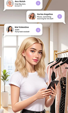 闪耀时尚明星(时尚换装游戏)截图