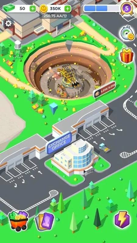矿业公司免广告内购版(矿业模拟游戏)截图