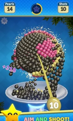 珍珠奇境辅助菜单版(泡泡射击游戏)截图