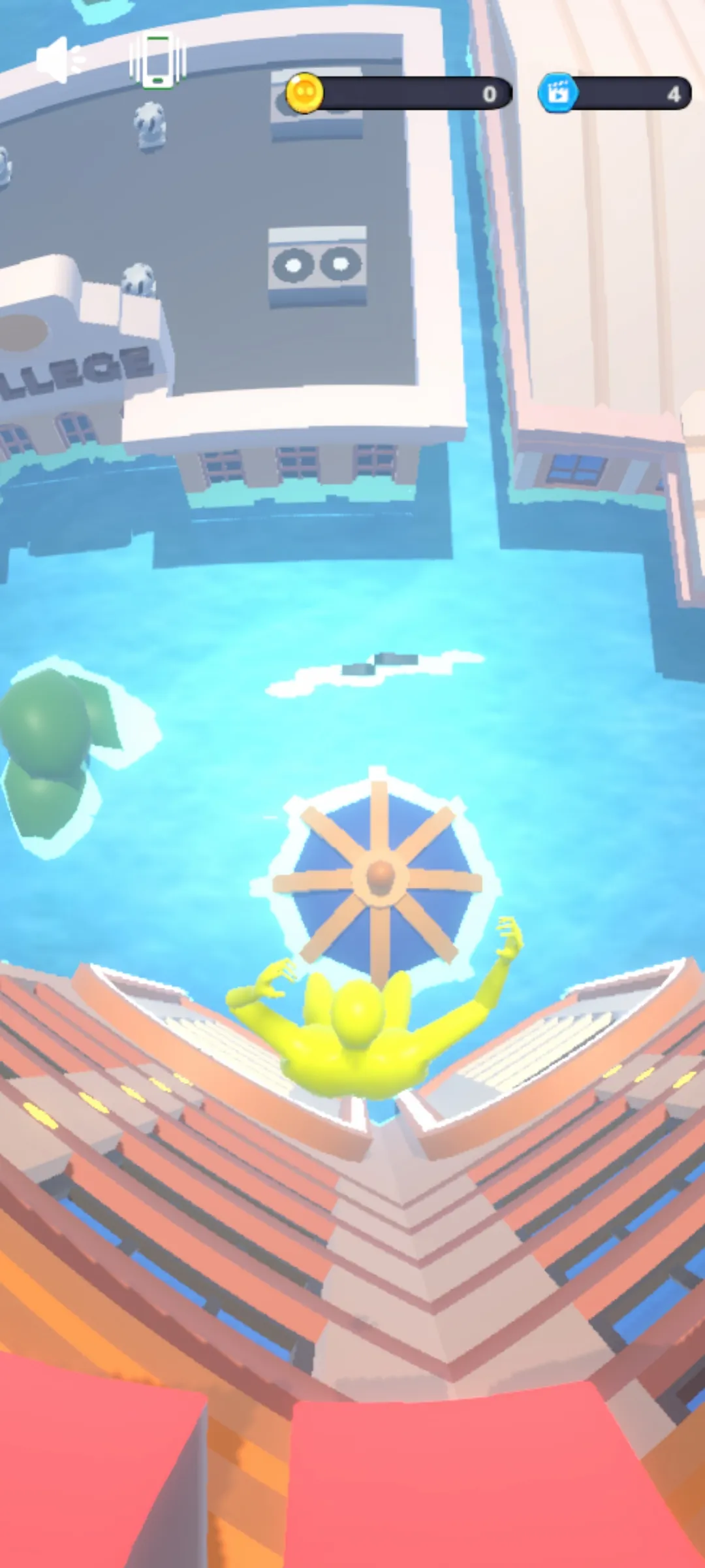 布娃娃跳水(石头跳水游戏)截图