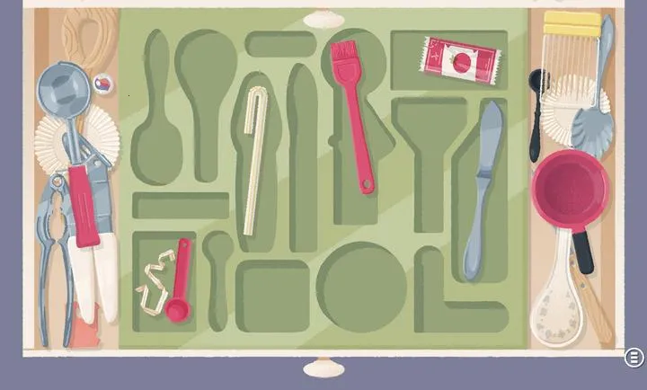 往左一点：橱柜与抽屉(家居整理游戏)截图