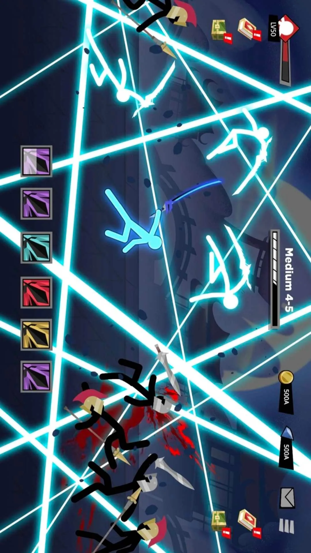 暗影领域：火柴人(火柴人冒险游戏)截图